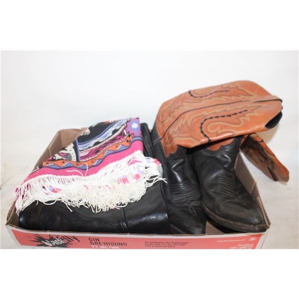 9 b JUSTIN COWBOY BOOTS AND WESTERN WEAR