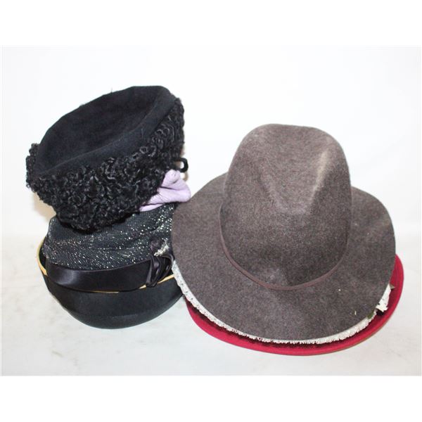 VINTAGE LADIES HATS