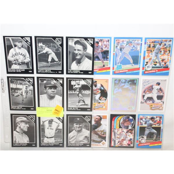 BASEBALL HEROES BABE RUTH KEN GRIFFEY