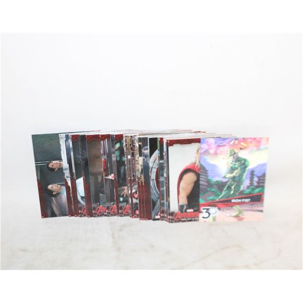 MARVEL AVENGERS AGE OF ULTRON CARDS