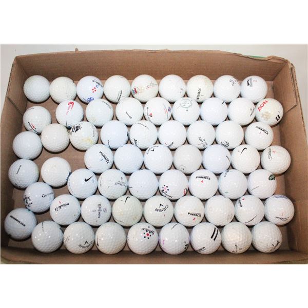 60 VARIOUS GOLF BALLS