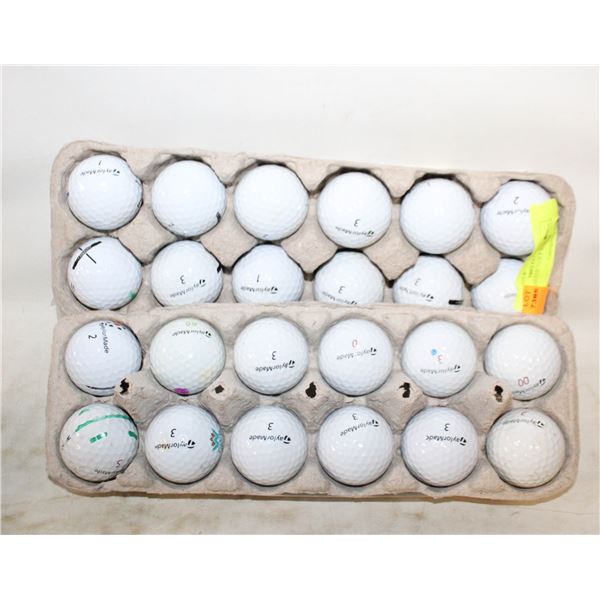 24 TAYLORMADE GOLF BALLS