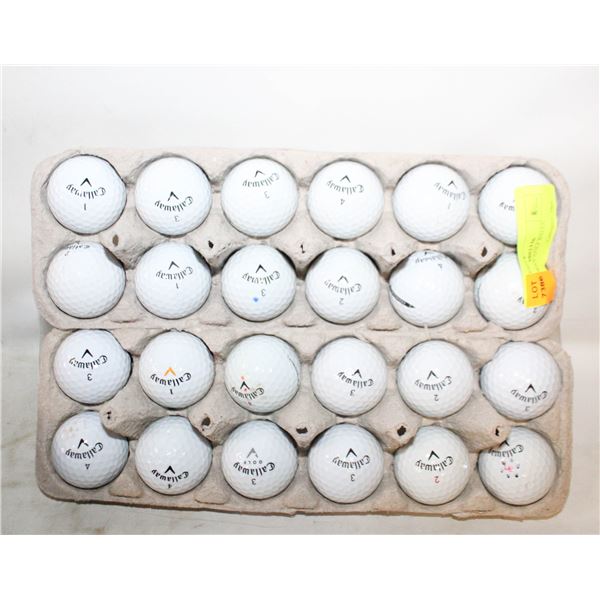 24 CALLAWAY GOLF BALLS