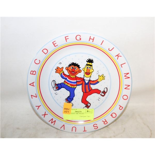 ELMO & BERT ABC PLATE