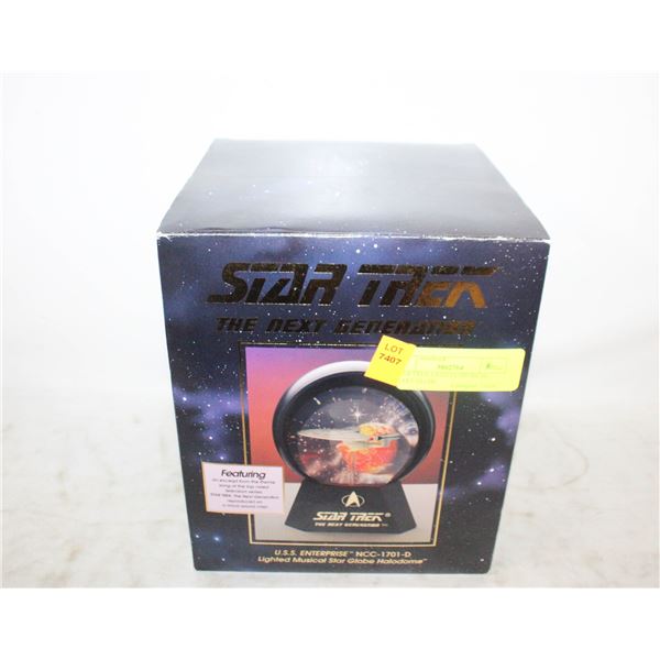 STAR TREK LIGHTED MUSICAL START GLOBE