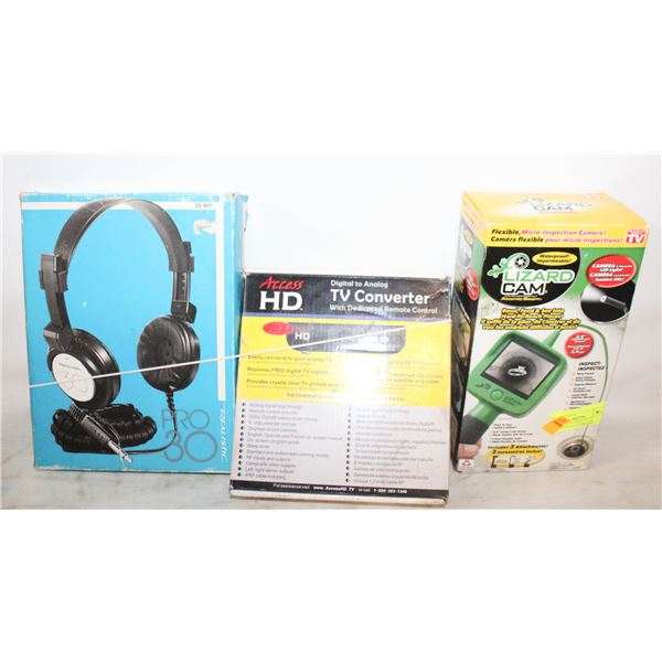 HD DIGITAL TO ANALOG TV CONVERTER & LIZARD CAM