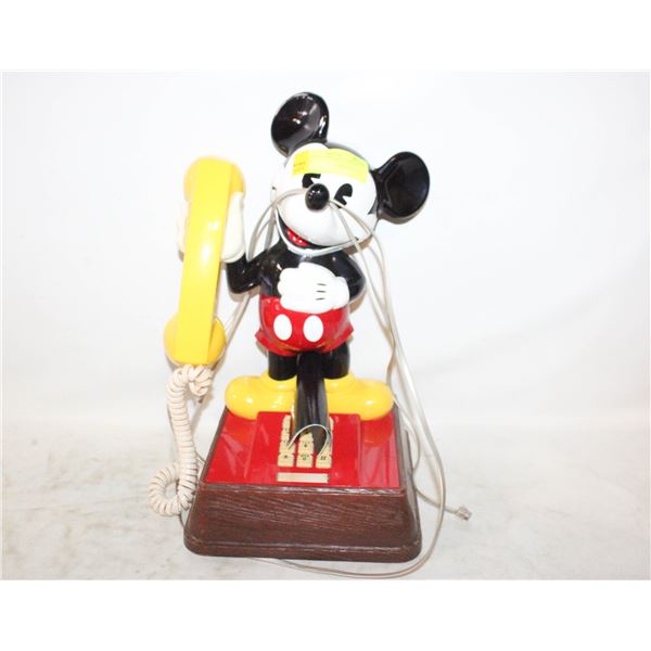 MICKEY MOUSE PUSH BUTTON PHONE