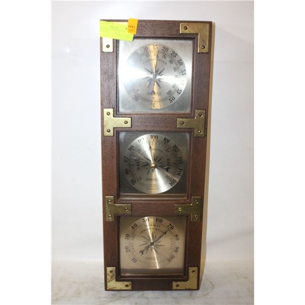 SPRINGFIELD THERMOMETER, BAROMETER,