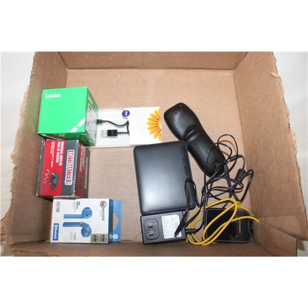 BOX OF ASSORTED ELECTRONICS