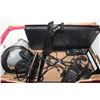 Image 1 : BOX OF ELECTRONICS, AND SONT BUL-RAY