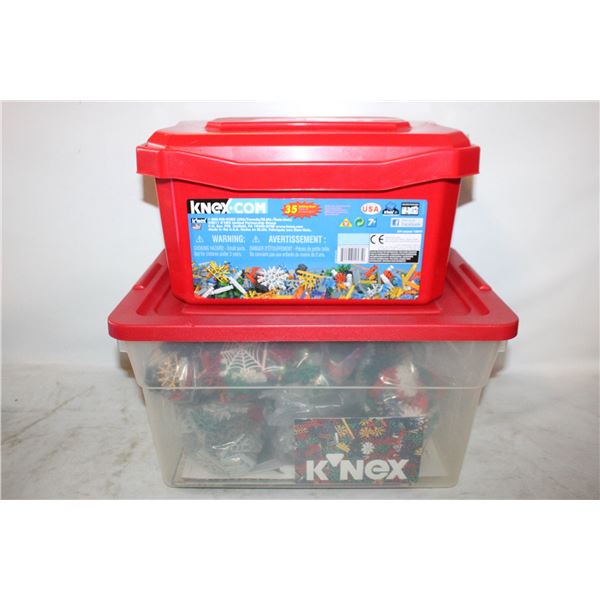 KINEX, LOT OF 2 BINS