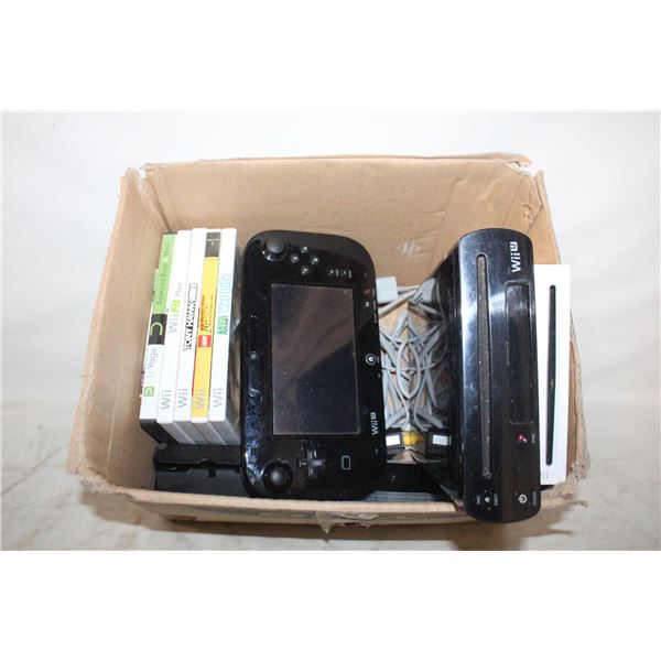 LOT OF NINTENDO WII/WIIU WITH GAMES