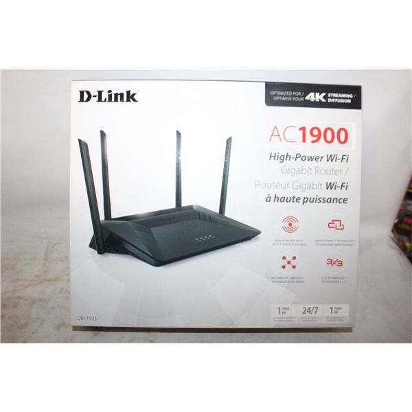 D-LINK NEW AC1900 HIGH POWER WI-FI
