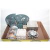 Image 1 : FLAT OF CANDLE RELATED ITEMS