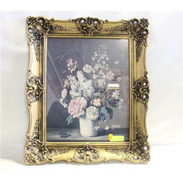 FLORAL STILL LIFE IN COMPOSITE BAROQUE
