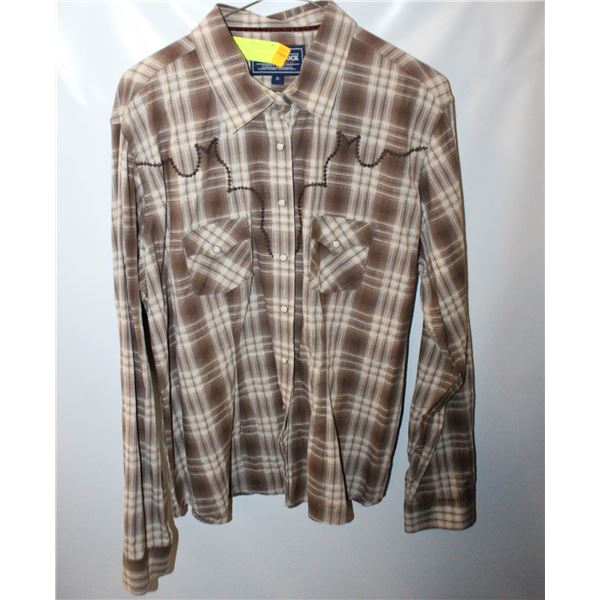 XL "ROUGH STOCK" WESTERN COWBOY SHIRT