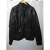 Image 1 : MENS XL BLACK SOFT LEATHER BOMBER