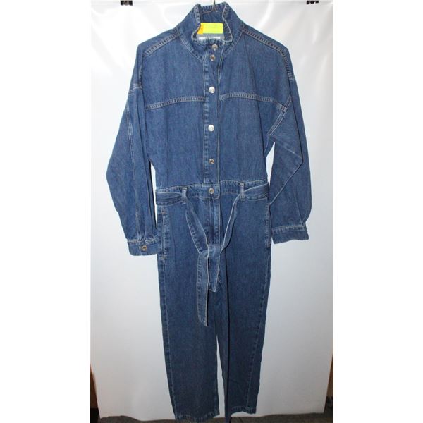 WOMENS SMALL JEAN ONE-PIECE JUMPSUIT