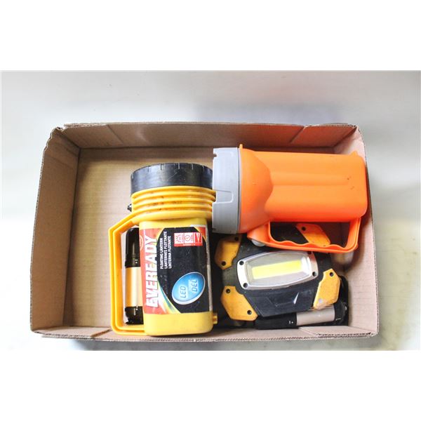 FLAT OF FLASHLIGHTS