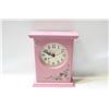 Image 1 : FOLK ART WOOD CLOCK WORKS 7 INCHES X