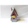 Image 1 : HANDCRAFTED WOODEN BIRDHOUSE 14"
