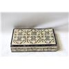 Image 1 : HAND PAINTED GOLD LEAF TRINKET BOX