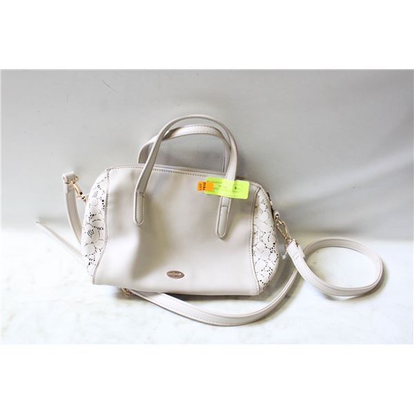 LADIES MISSY CROSSBODY PURSE OFF WHITE
