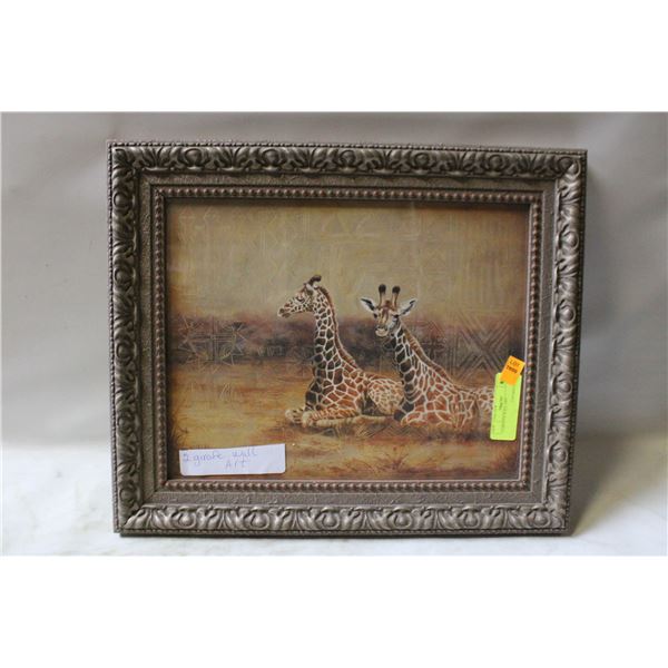2 GIRAFFE WALL ART