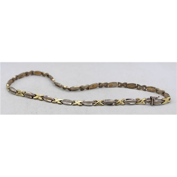 18" 925 SILVER - GOLD PLATED X - TURKEY