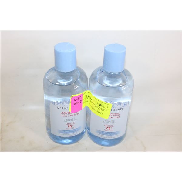 2-8OZ BOTTLES EXTRA STRENGTH HAND SANITIZER