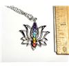 Image 1 : 29)  SILVER TONE WITH 7 CHAKRA