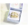 Image 1 : GOLD TONE WOMEN'S RING SZ8