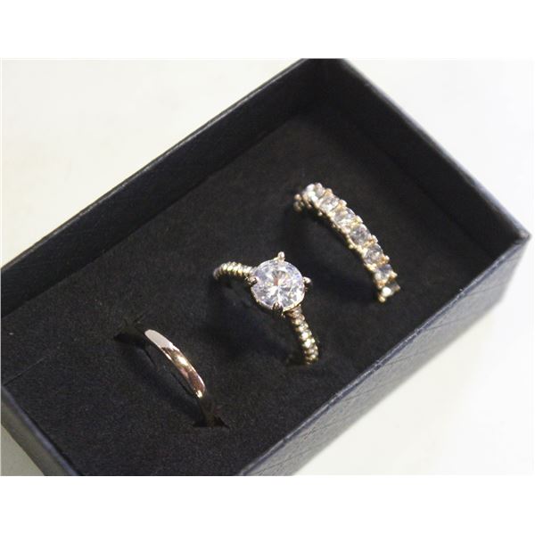 NEW 3PCS/SET RING SET SZ7