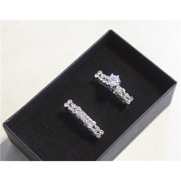 NEW 2PCS/SET RING SET SZ8