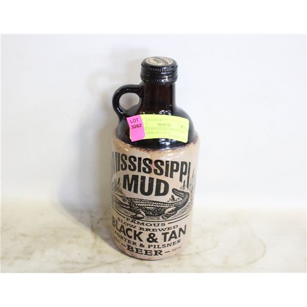 FAMOUS MISSISSIPPI MUD SLOW BREWED BEER 1 QT 9"