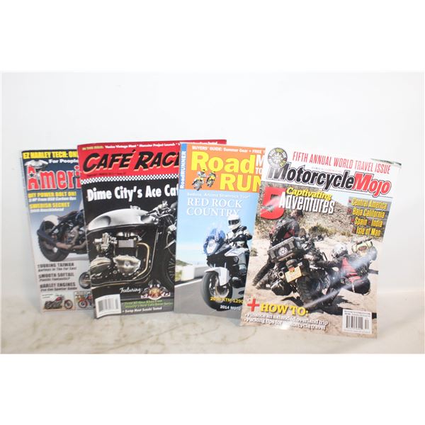 LOT OF MOTORCYCLE MAGAZINES