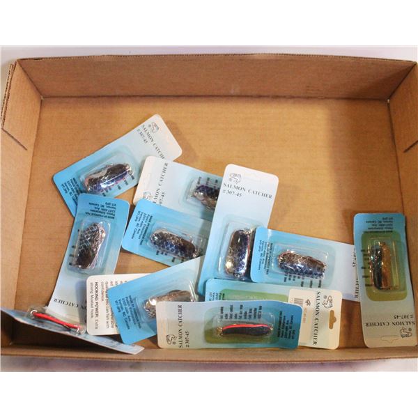 12 NEW ASSORTED FISHING HOOKS JACKFISH/SALMON