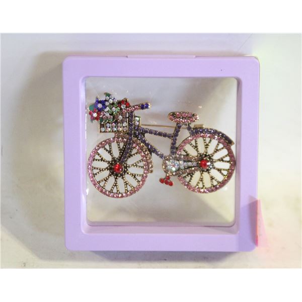 NEW VINTAGE STYLE RHINESTONE BICYCLE