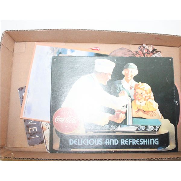 2 1991 COCA COLA COLL. PLAQUES & MORE