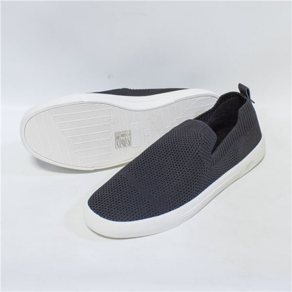 CALL IT SPRING WOMENS KNIT FLAT SHOES BLACK SZ 10