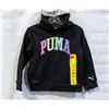 Image 1 : NEW PUMA GIRLS PULLOVER HOODIE BLACK SIZE 5