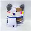Image 1 : 6 PACK CHAMPION MENS FULL CUSHION CREW SOCKS