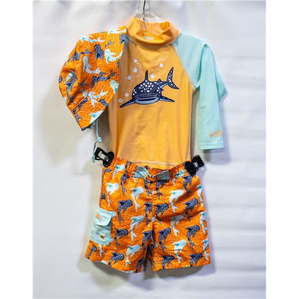 3 PIECE UV SKINZ ENFANTS SWIM SET SIZE 3T