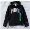 Image 1 : NEW PUMA GIRLS PULLOVER HOODIE BLACK SIZE 8