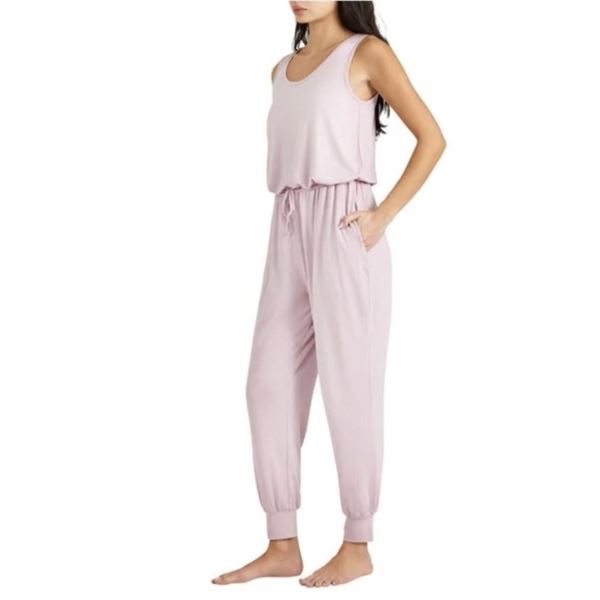NEW NATORI WOMENS RELAXED FIT JUMPSUIT PINK SIZE S
