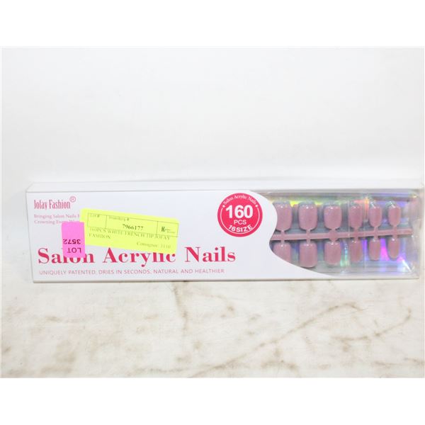 160PCS WHITE FRENCH TIP JOFAY FASHION