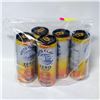 Image 1 : 5 PACK OF WHITE CLAW NON-ALC ZERO MANGO PASSION