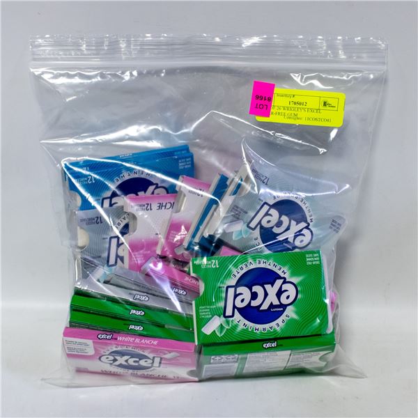 BAG OF 26 WRIGLEY'S EXCEL SUGAR-FREE GUM