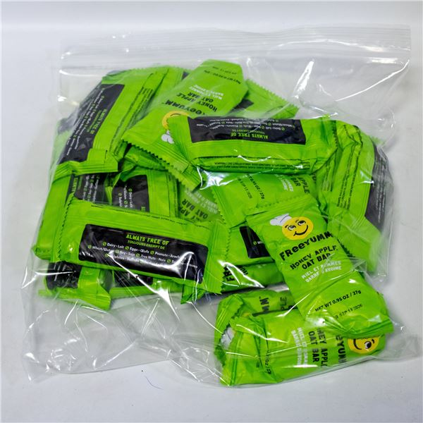 BAG OF 23 FREEYUMM HONEY APPLE SOFT BAKED BARS