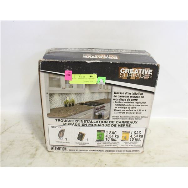 NEW WALL TILE INSTALLATION KIT